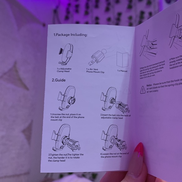 Car Air Vent Phone Holder - Picture 6 of 6